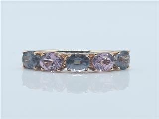 Le Vian 14K Rose Gold Tanzanian Lavender Blue Spinel Ring Sz 8.5
